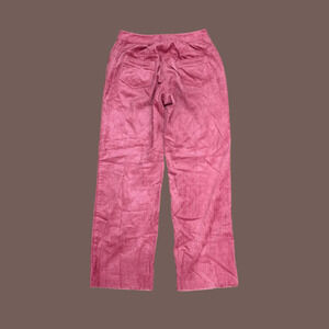 St. John Sport Pink Corduroy Pants | Cropped, Straight-Leg | Size 2 | Vintage